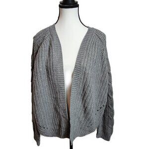 Free Generation Los Angeles Oversized Grey Cardigan  sz L